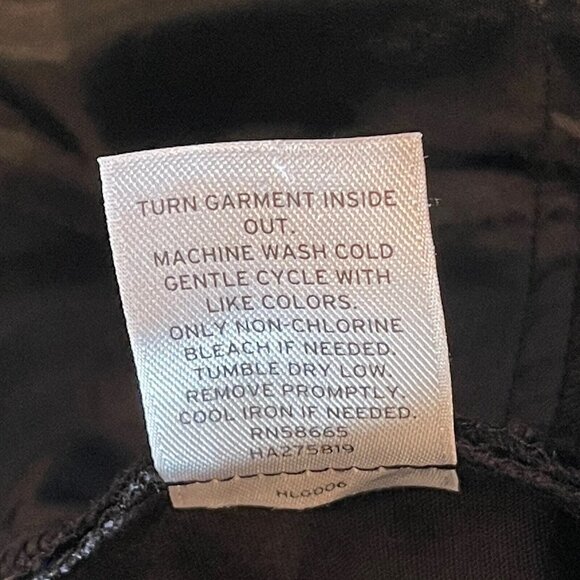 Halogen Dress Pants Taylor Fit Black Royal Blue Print Cropped Women's Size 2P - Picture 11 of 12